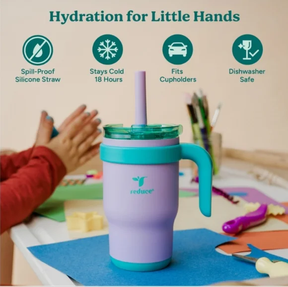 Box#6 Colorful Insulated Kid's Tumblers with Straws - Picture 11 of 16